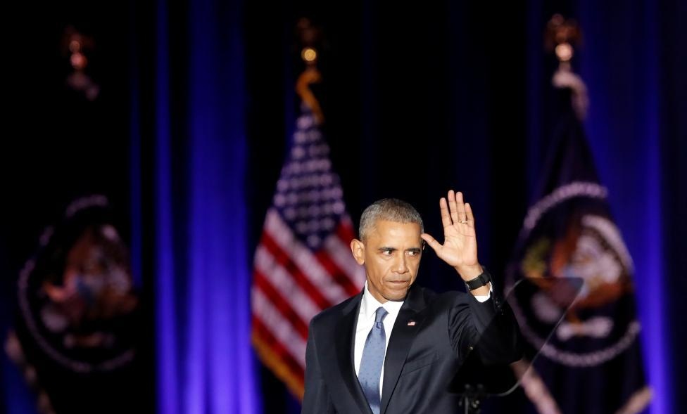 تصاویر : سخنرانی خداحافظیِ اوباما