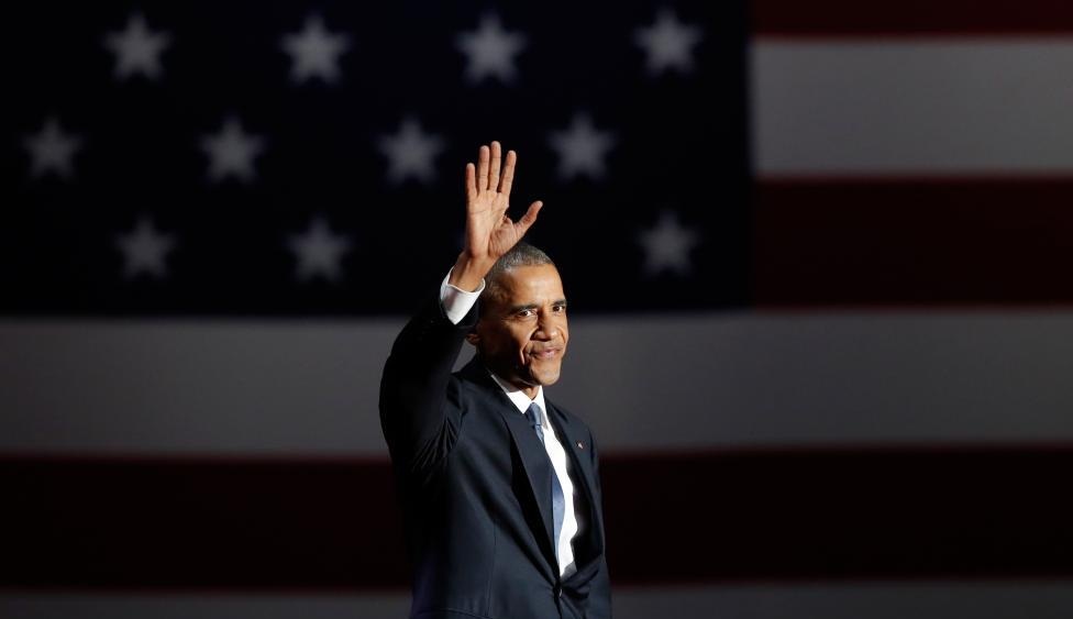 تصاویر : سخنرانی خداحافظیِ اوباما