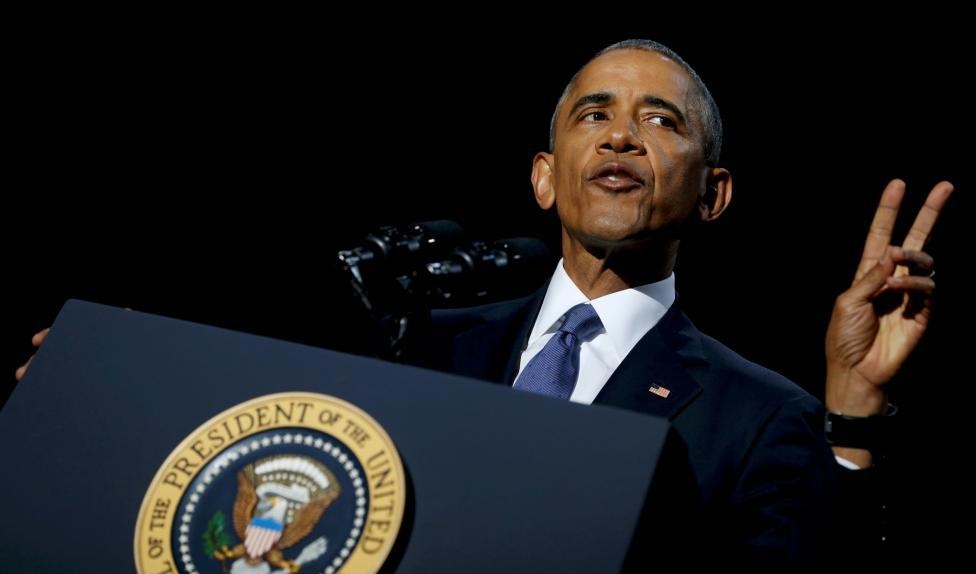 تصاویر : سخنرانی خداحافظیِ اوباما