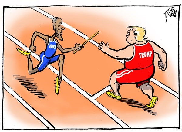 کاریکاتور/آقای ترامپ، داری اشتباه میزنی!