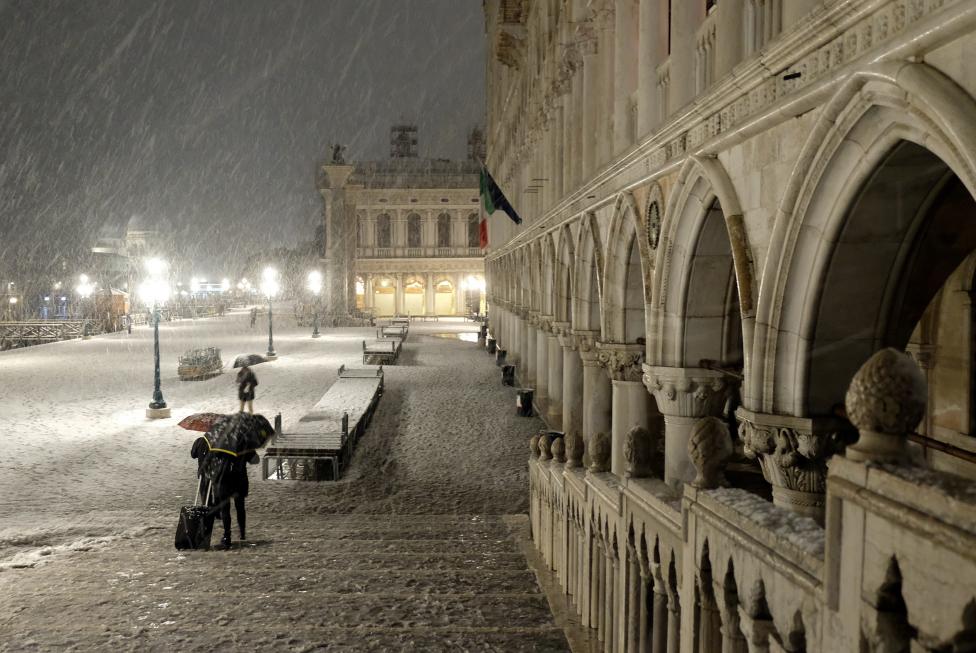 تصاویر : وقتی اروپا یخ می‌زند!