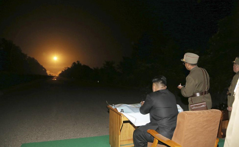 تصاویر : آزمایش موشکی جدید کره شمالی‎