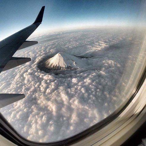 عکس/تصویری خاص از قله دماوند