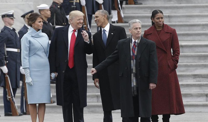 تصاویر : روز خداحافظی اوباما از کاخ سفید