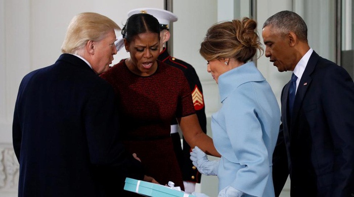 تصاویر : روز خداحافظی اوباما از کاخ سفید