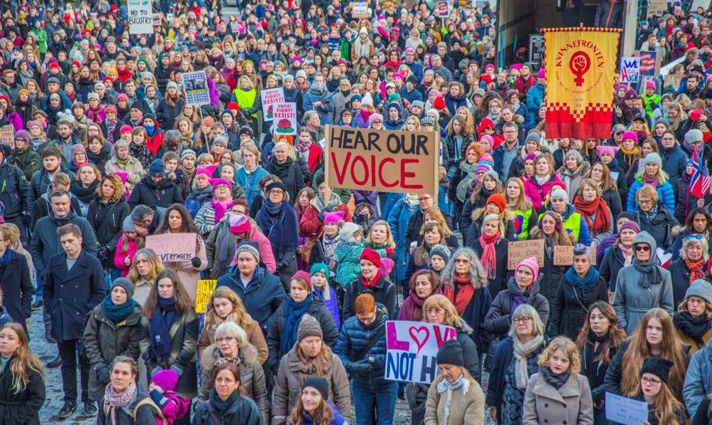 تصاویر : تظاهرات زنان در شهرهای مختلف جهان علیه ترامپ‎