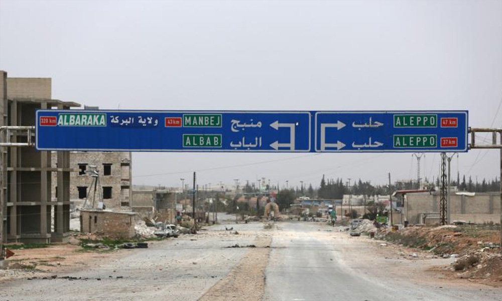 تصاویر : شهر باب پس از خروج داعش‎