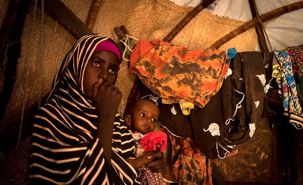 تصاویر : قحطی و گرسنگی در سومالی‎