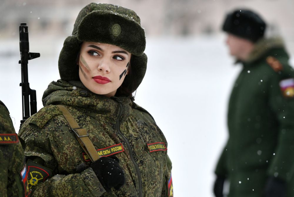 تصاویر : مسابقه زنان ارتش روسیه
