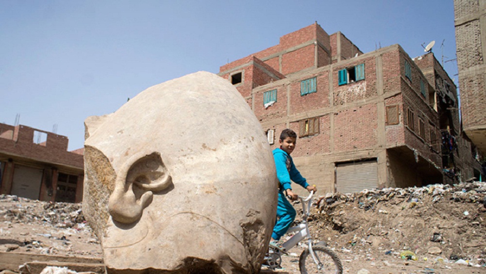 تصاویر : کشف مجسمه غول‌پیکر 3 هزار ساله در قاهره
