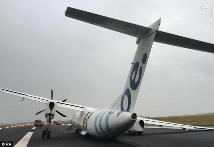 حادثه برای هواپیمای مسافربری هلندی +تصاویر
