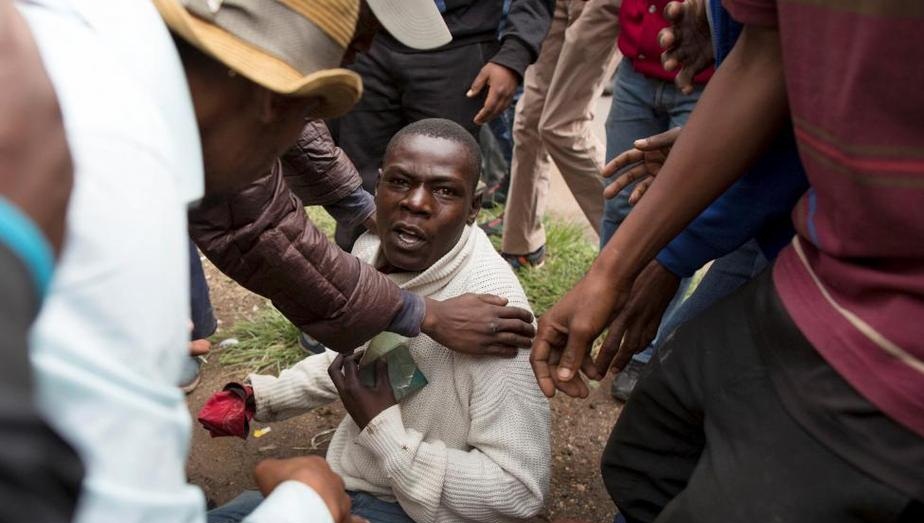تصاویر : ضرب‌وشتم مهاجران در افریقای‌جنوبی