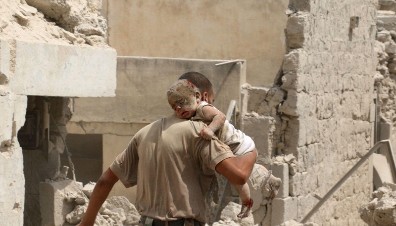 تصاویر : عکس‌های تکان دهنده از حلب