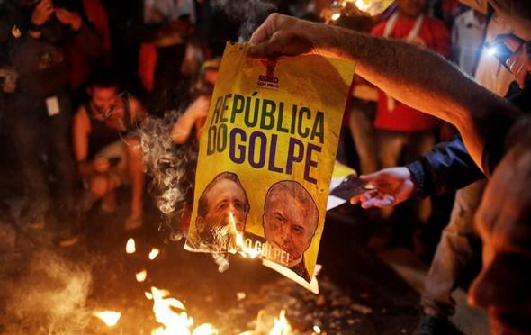 تصاویر : رای سنای برزیل به محاکمه روسف