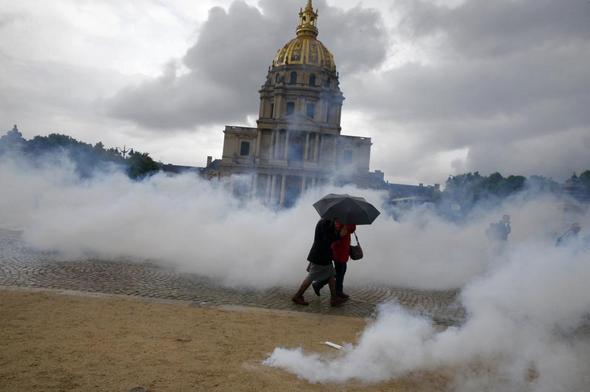 تصاویر : شورش در فرانسه علیه اصلاحات کار