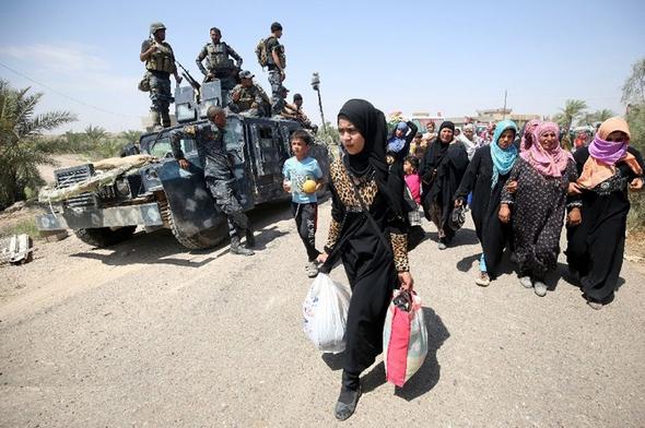 تصاویر : همراه ارتش عراق در فلوجه