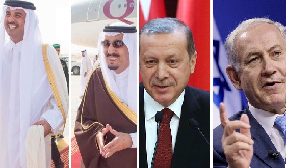 ائتلاف ترکیه، اسرائیل، قطر و عربستان سعودی علیه ایران