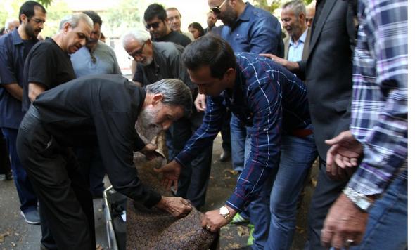 تصاویر : تشییع پیکر زنده یاد ملیحه نیکجومند