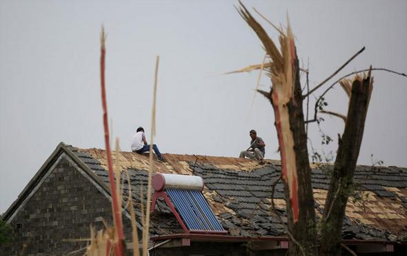 تصاویر : توفان مرگبار در چین‎