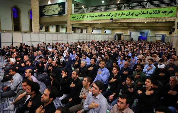 تصاویر : دومین روز سوگواری امام علی(ع) باحضور رهبرمعظم‌انقلاب