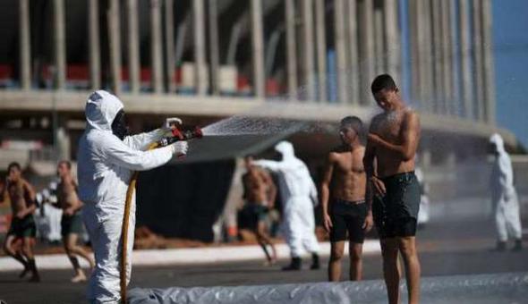 تصاویر : تدابیر امنیتی در فاصله 6 روز تا المپیک