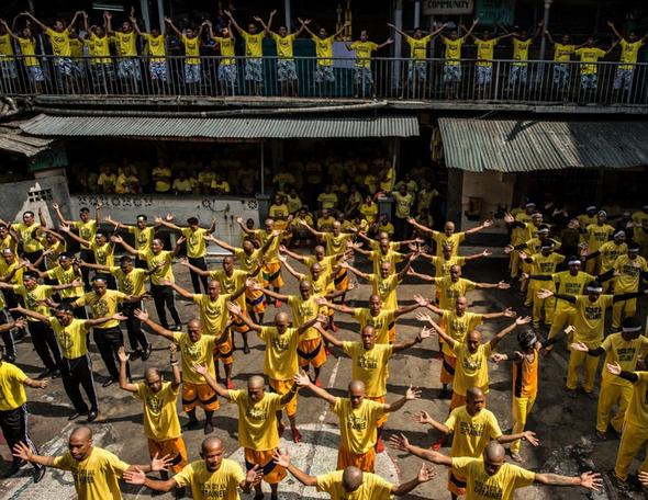 تصاویر : ازدحام زندانیان در زندان‌های فیلیپین
