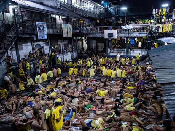 تصاویر : ازدحام زندانیان در زندان‌های فیلیپین