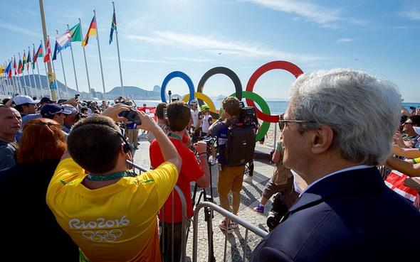 تصاویر : بازدید جان‌کری از دهکده المپیک