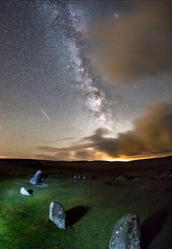 تصاویر : بارش شهابی در انگلیس