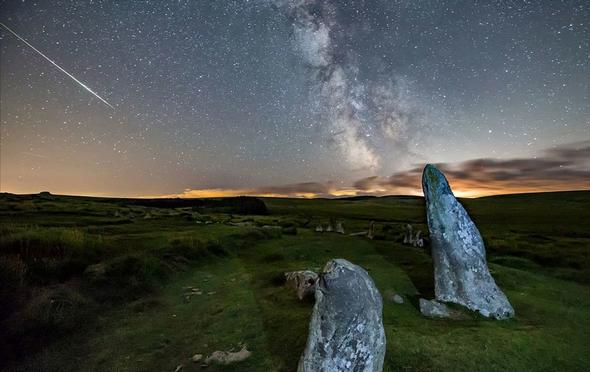 تصاویر : بارش شهابی در انگلیس