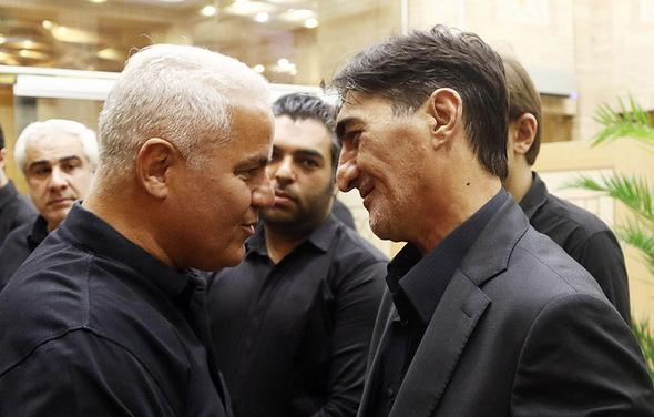 تصاویر : چهره‌ها در مراسم ترحیم برادر 