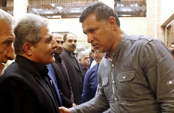 تصاویر : چهره‌ها در مراسم ترحیم برادر 