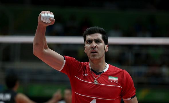 تصاویر : برد سه بر صفر والیبال ایران مقابل مصر در المپیک ریو