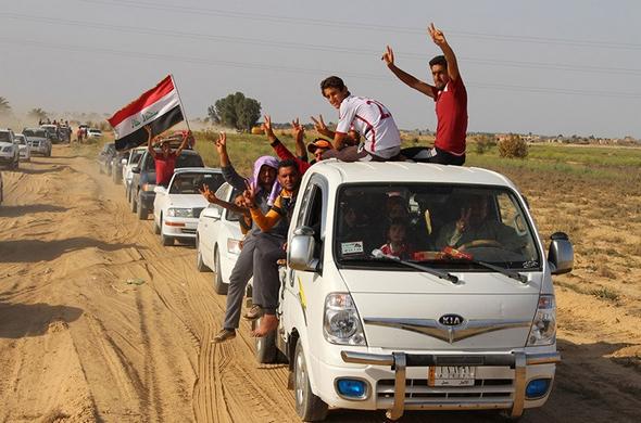 تصاویر : بازگشت زندگی پس از فرار داعش