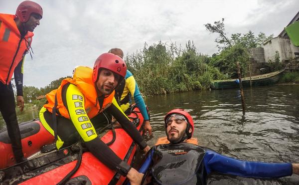 تصاویر : مانور جستجو و نجات در سیلاب
