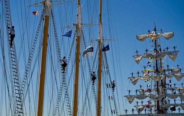 تصاویر : مسابقه کشتی‌های بادبانی در لیسبون