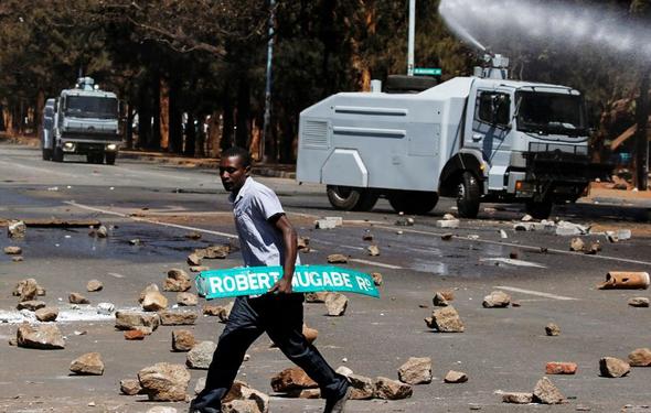 تصاویر : تظاهرات ضد دولتی در زیمبابوه‎