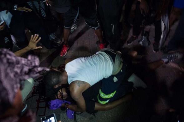 تصاویر : آشوب در شارلوت آمریکا تصاویر : آشوب در شارلوت آمریکا