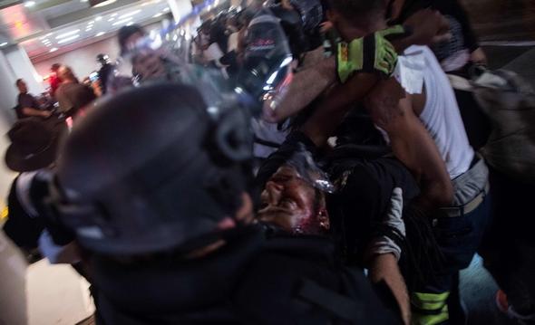 تصاویر : آشوب در شارلوت آمریکا