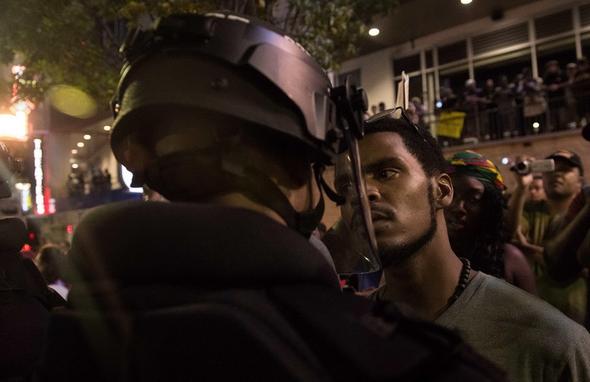 تصاویر : آشوب در شارلوت آمریکا