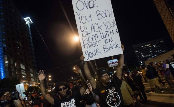 تصاویر : آشوب در شارلوت آمریکا