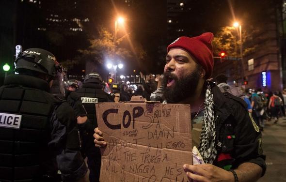 تصاویر : آشوب در شارلوت آمریکا