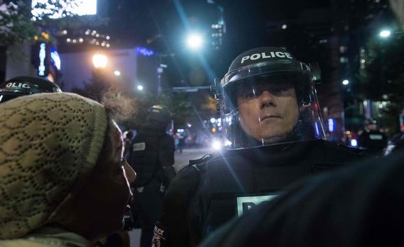 تصاویر : آشوب در شارلوت آمریکا