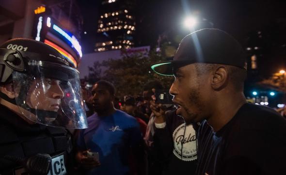 تصاویر : آشوب در شارلوت آمریکا