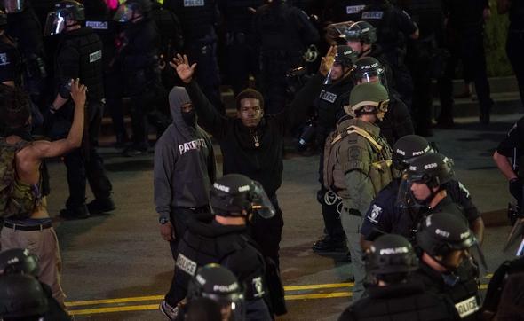 تصاویر : آشوب در شارلوت آمریکا