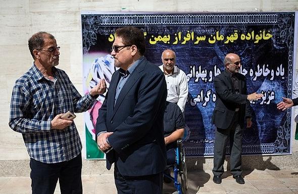 تصاویر : تشییع دوچرخه سوار پارالمپیکی