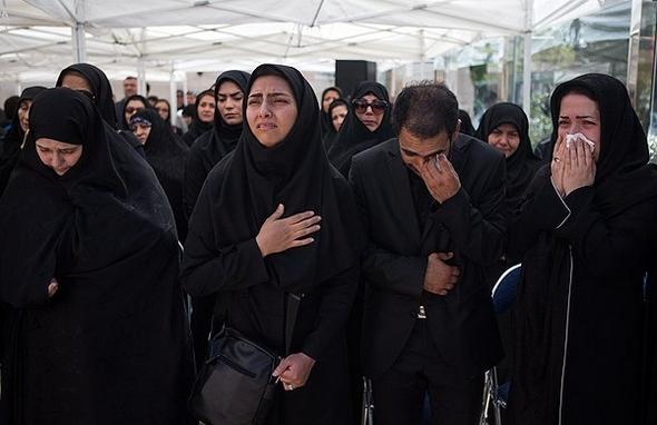 تصاویر : تشییع دوچرخه سوار پارالمپیکی