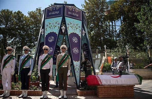 تصاویر : تشییع دوچرخه سوار پارالمپیکی