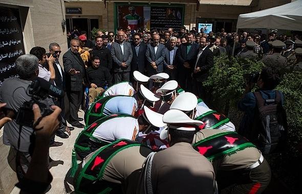 تصاویر : تشییع دوچرخه سوار پارالمپیکی