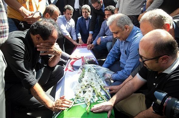 تصاویر : تشییع دوچرخه سوار پارالمپیکی